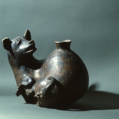 Colima sitzender Hund, 300 v. Chr. - 500 n. Chr. von Colima Culture